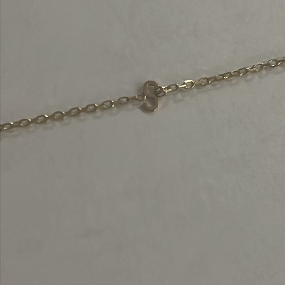 Stone and Strand “S” Gold Initial Bracelet - Picture 9 of 16
